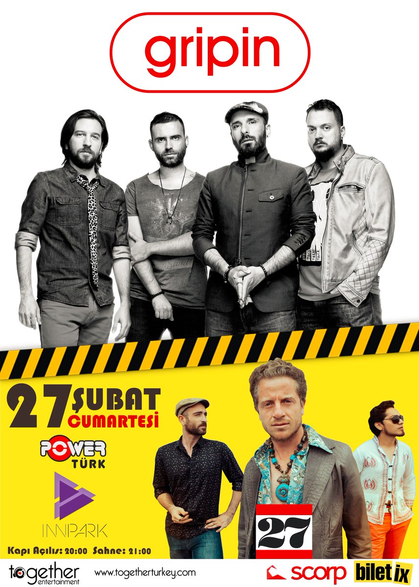 erselerdin's tweet photo. https://t.co/eYMXCmfAcS #gripinonline #grup27 #together #powerturk #innpark #konser #muhtelmelask https://t.co/kpsQ5GmbJy