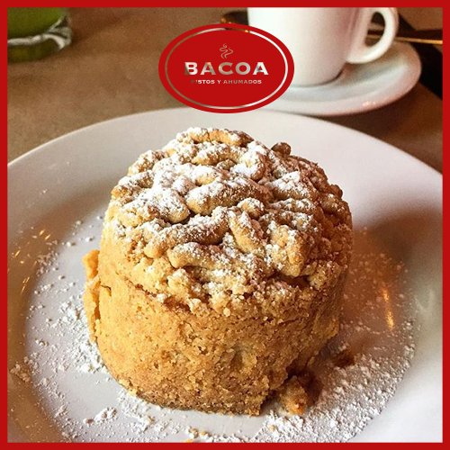 BacoaHumo's tweet photo. ¿Qué tal un crumble de manzana para días fríos y nublados? #BacoaHumor #ComelonesUnidos #RomaNorte https://t.co/8guUvefon3