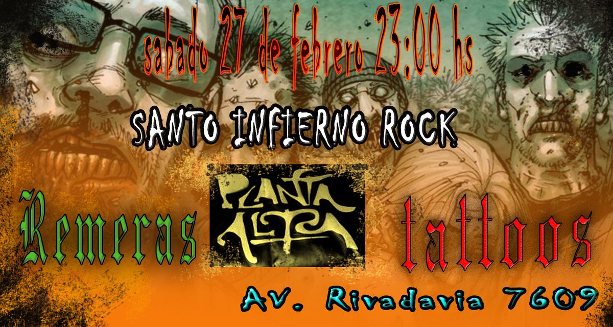 Santo Infierno Rock tweet media