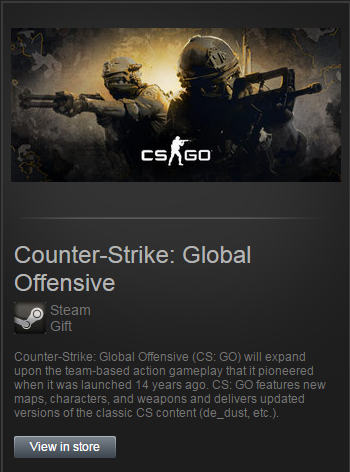 CSGOGIVEAWAYS00's tweet photo. Steam Giveaway! CSGO Copies for your friends who do not own CSGO! FOLLOW and RT to enter! https://t.co/g9urwBz5sh