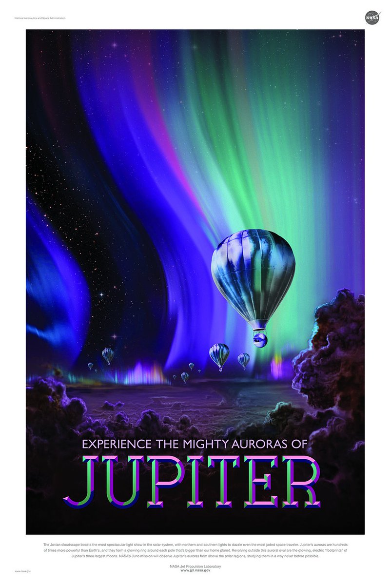 NASAJPL's tweet image. Take The Grand Tour through space. 14 exotic travel posters to download: jpl.nasa.gov/visions-of-the…