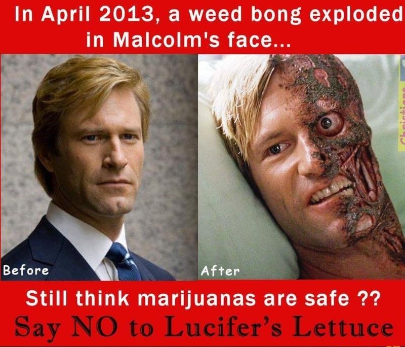 Still think marijuana is safe? Think again. RT to raise marijuanas awareness.