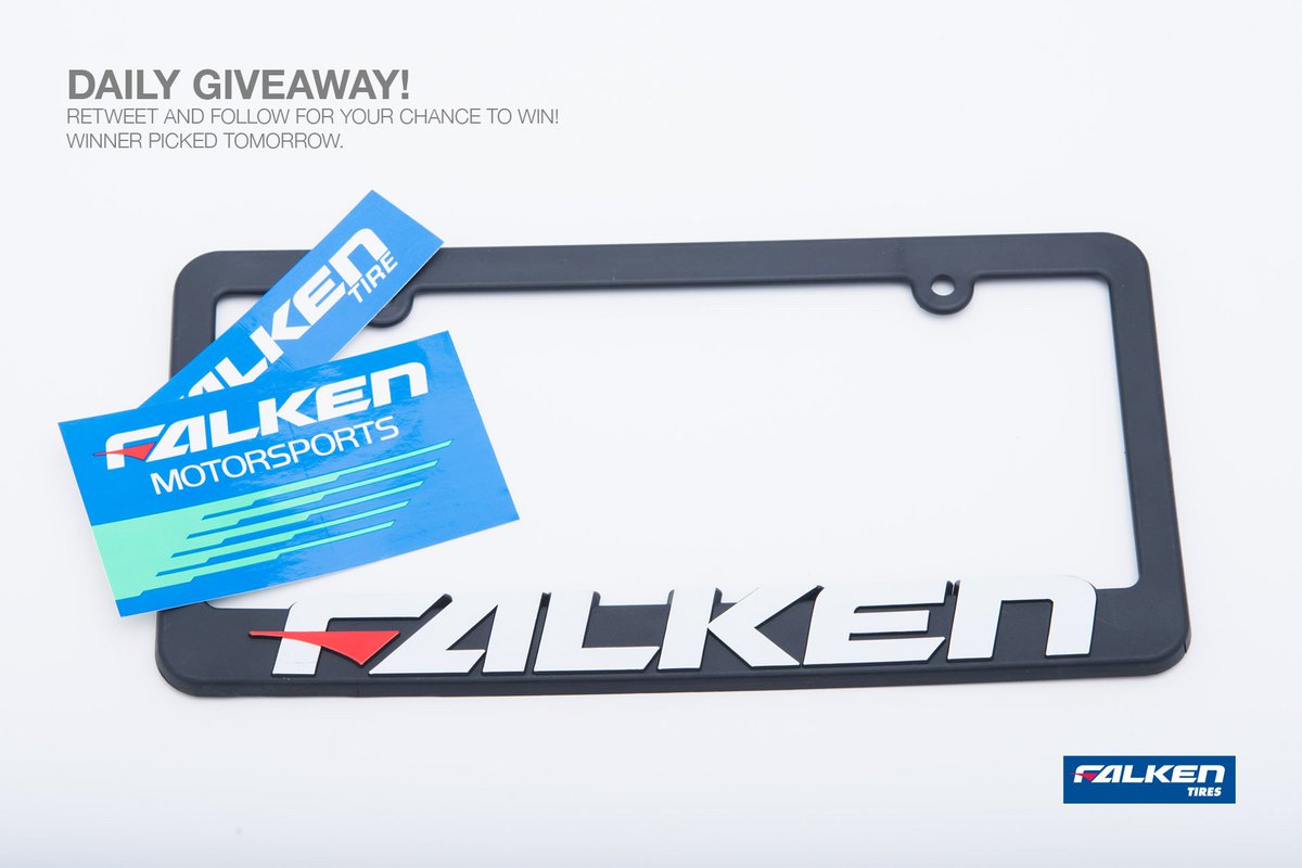 RT and follow for your chance to win this license plate frame and stickers! #giveaway Rules: bit.ly/1HBJ5e6