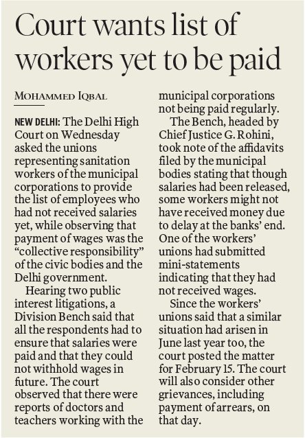 KhannaPal's tweet photo. #mcdstrike Court wants list of workers yet to be paid https://t.co/wqkoeSojqU