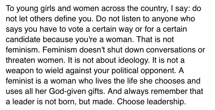 monanair's tweet photo. My favorite part of @CarlyFiorina's statement today. Hope she resurfaces somewhere, sometime... https://t.co/SEg7K28HXU