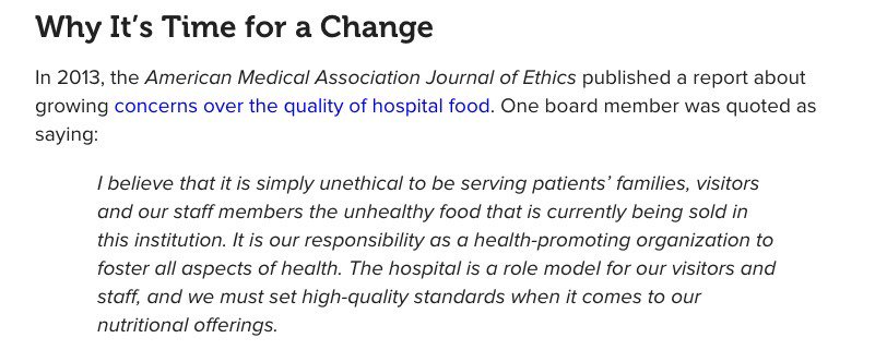 farmarian's tweet photo. Is hospital food unethical? The American Medical Association Journal of Ethics thinks so. https://t.co/UXz5DYluoy https://t.co/llcE24H7Sd