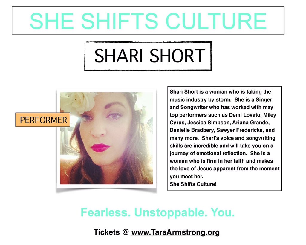 SheShifts's tweet photo. 3 hours left early bird ticket! Don't miss out !  @sharishort11 will be performing tickets @ https://t.co/8CCgzM7OUt https://t.co/7WcBRzttwH