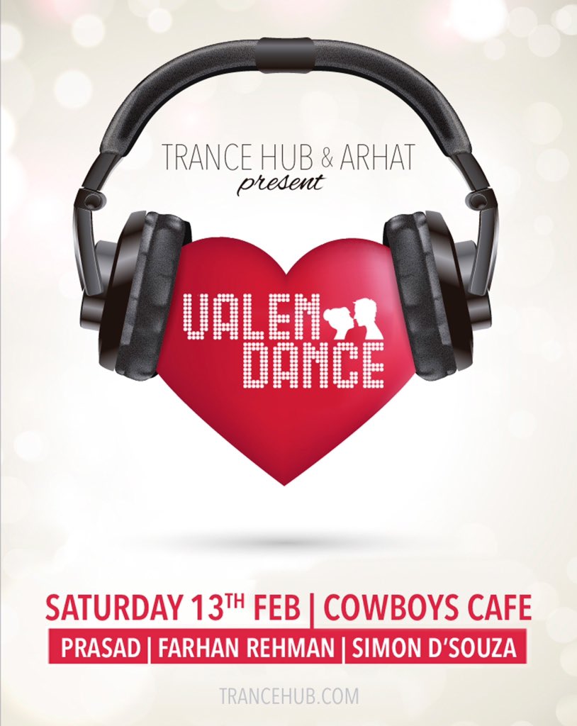 ArhatMusicIN's tweet photo. This Saturday it's Valentines eve and it's "VALENDANCE" come join us at,
Cowboys Cafe, Navi Mumbai
#ValenDance https://t.co/LBycnp3aj7