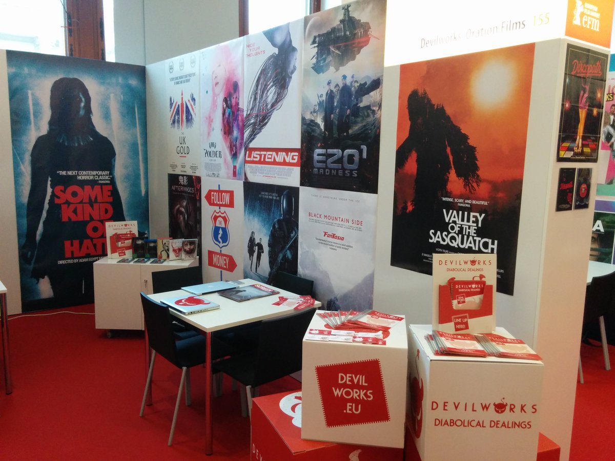 Devilworksales's tweet photo. #BerlinaleMoments #EFM2016 kick start the market! @SasquatchHorror @skohmovie @BloodPanzer @ListeningMovie @NinaFog https://t.co/1eNya8q5Lw