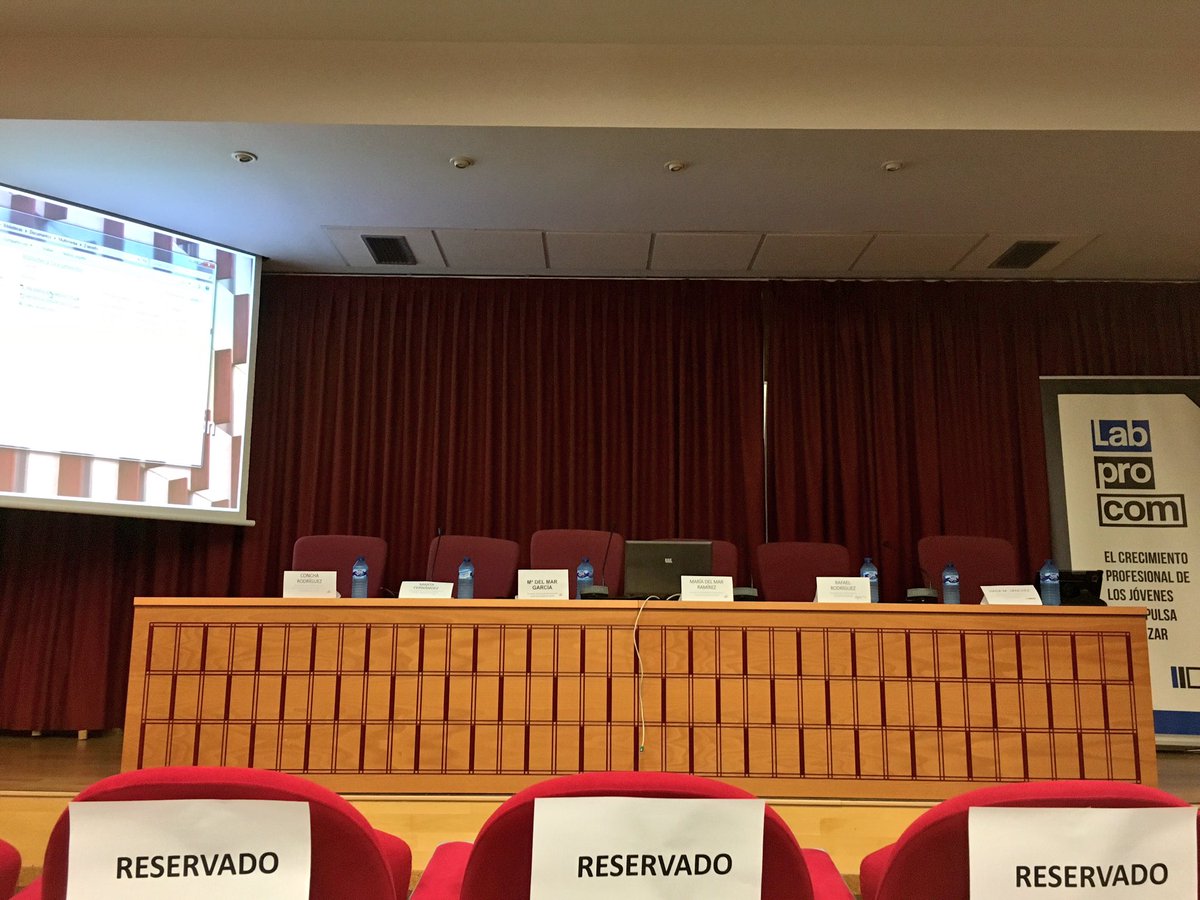 Somos los primeros! Estáis listos? #Proyeccom16