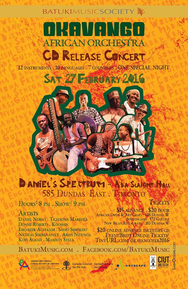 Okavango African Orchestra CD Release twasonline.com/?p=5224