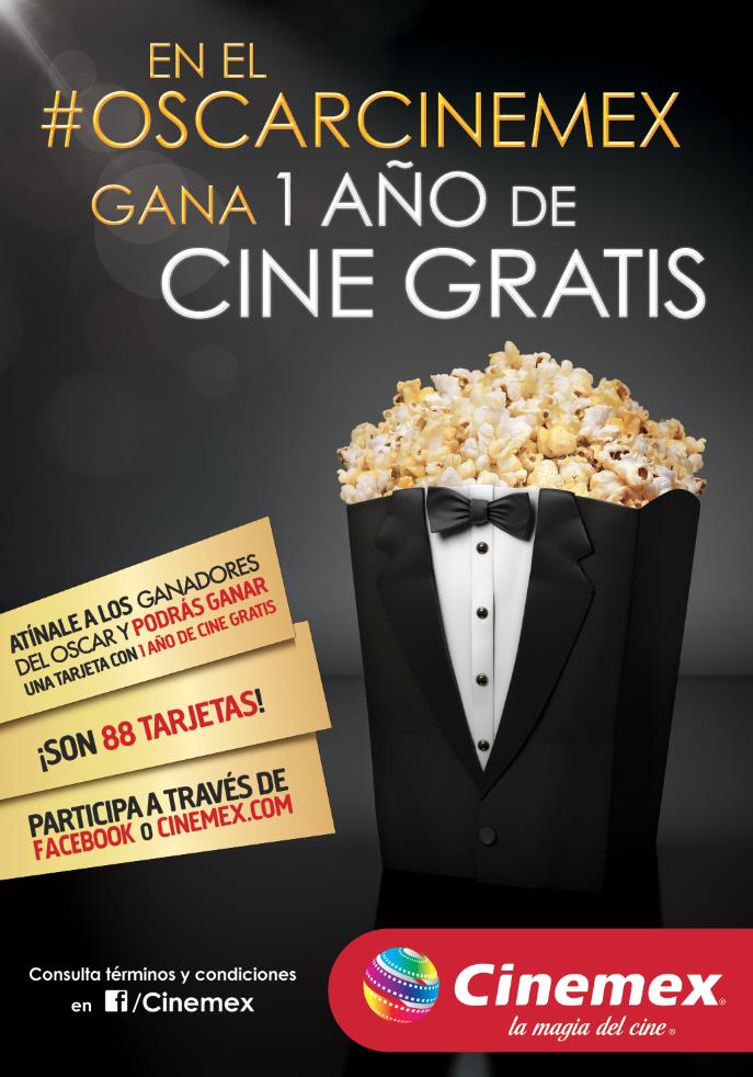 Resultado de imagen para gana un año de cine gratis cinemex