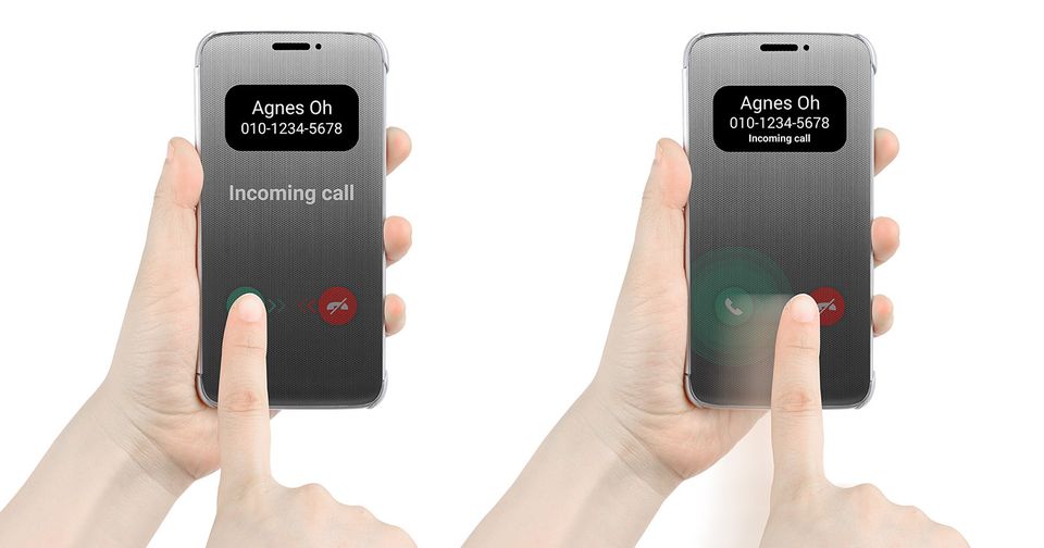 engadget's tweet photo. LG G5 already has a touch-enabled Quick Cover https://t.co/Sm9K4RMeKN https://t.co/HeE4UTb5ZC