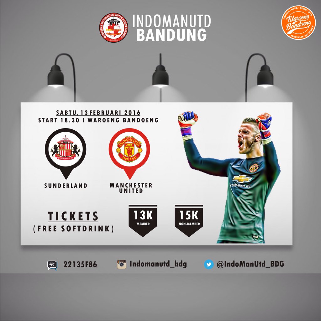 #NOBARIMUBDG <a href="/indomanutd/">Indonesian Manchester United</a> <a href="/BandoengWaroeng/">Waroeng Bandoeng</a> , Start 18.30, Lets Come &amp; Join Us!