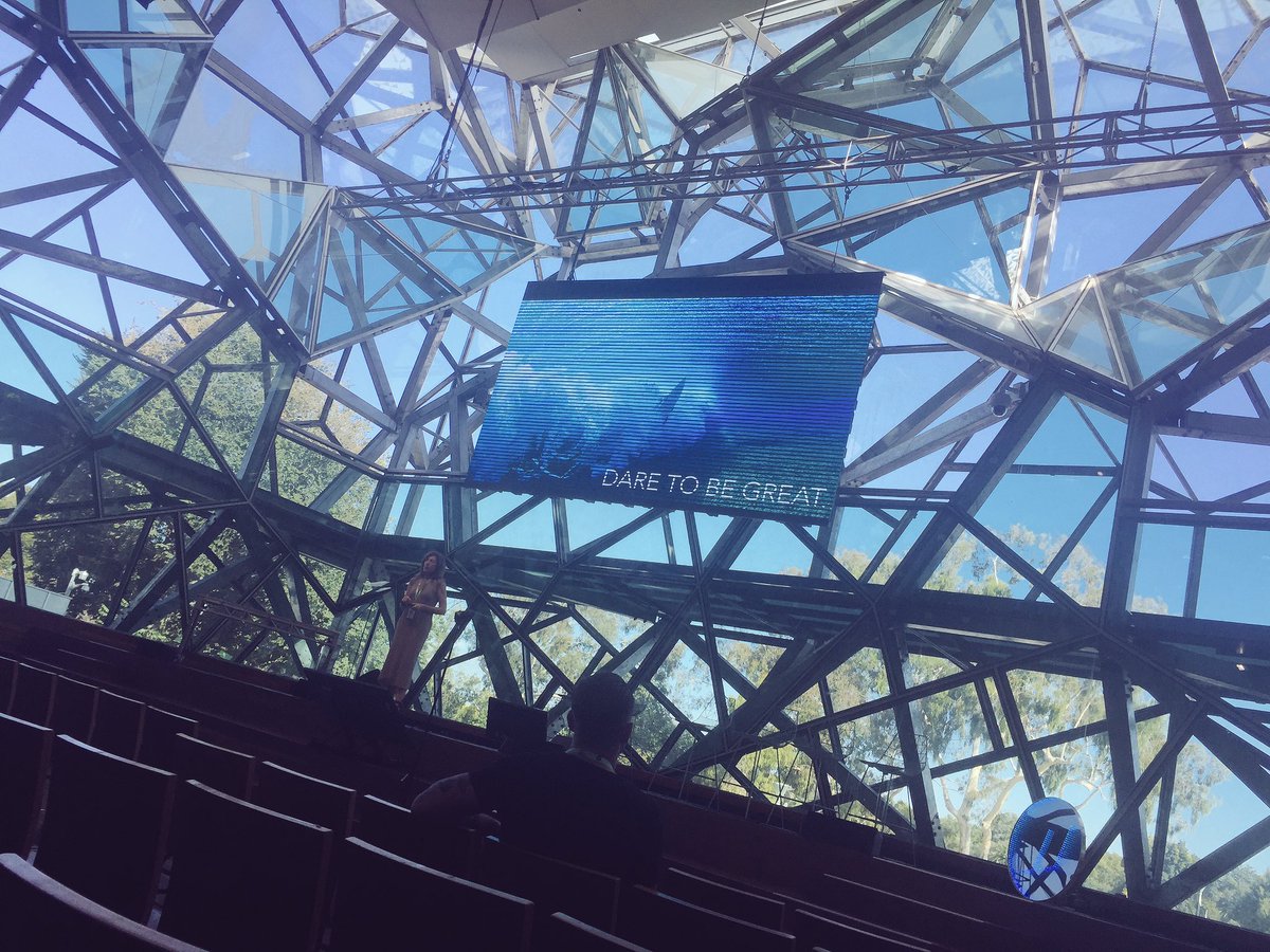 PauseFest's tweet photo. Dare to be great - @MonicaLaurence @TurtleTalksTV #Pause2016 #tech https://t.co/Fpey7r66Gi