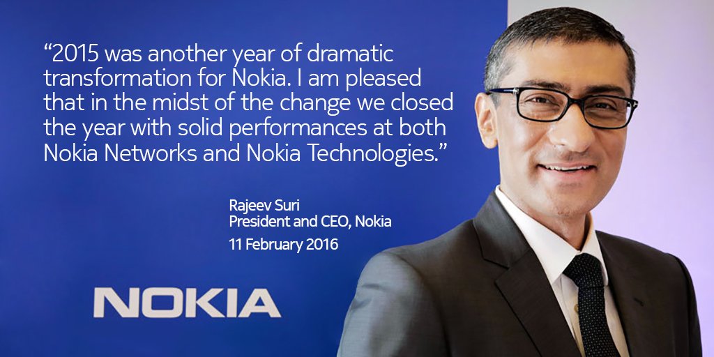 nokia's tweet photo. .@nokia announces Q4 and full year 2015 results. https://t.co/naycF0jYl8 https://t.co/UmKI2VgkP1