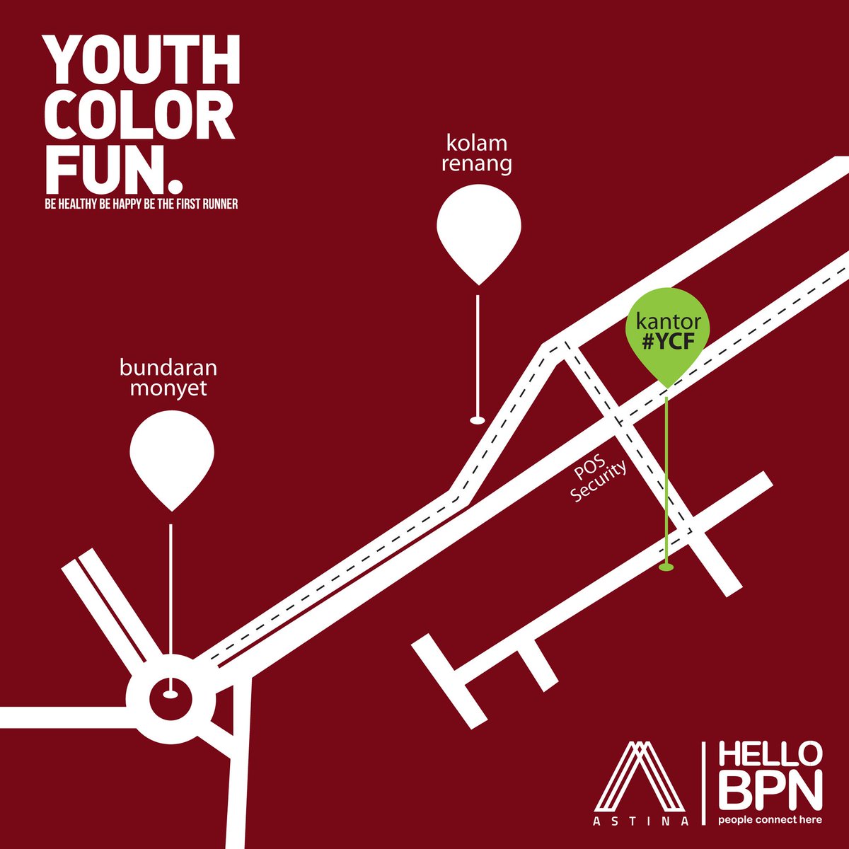 hellobpn's tweet image. Untuk promo tiket #YCF2016 sendiri hanya berlaku untuk pembelian di kantor/sekretariat YCF ya. See our map below. :)