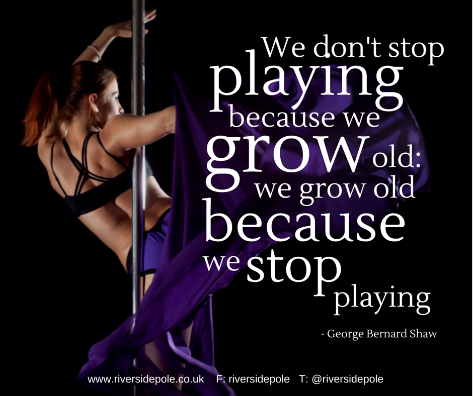 RiversidePole's tweet photo. I believe in the power of play. #YoungForever #StrongAndSassy https://t.co/8NVI0pVkqa