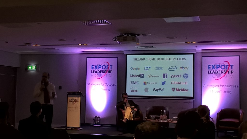 ei_mbourke's tweet photo. David Sneddon from @google encourages Irish companies to embrace a digital strategy #exportthinking @Entirl https://t.co/SqXVvDKjY1