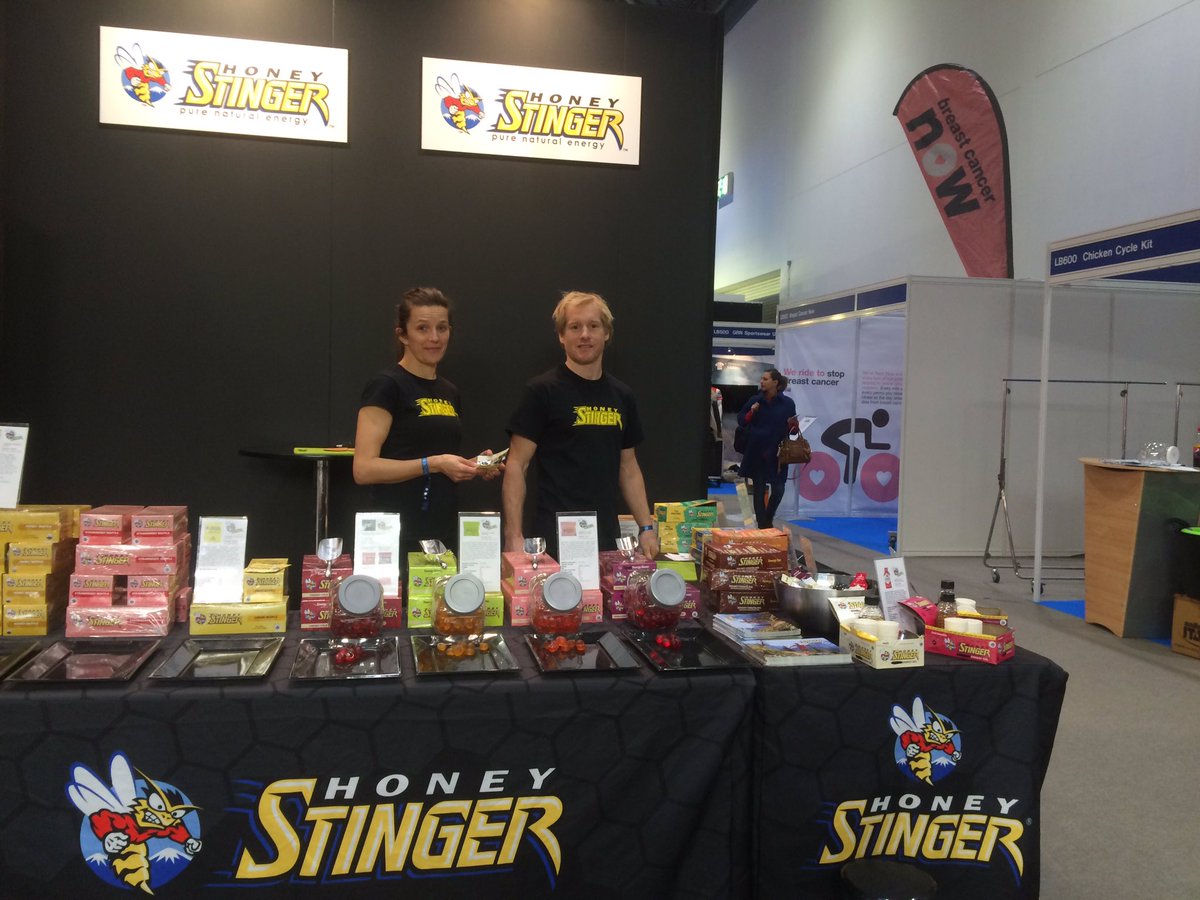 Team are ready <a href="/londonbikeshow/">London Bike Show</a> with <a href="/HoneyStinger/">Honey Stinger</a> ..great deals on all products #2pure
