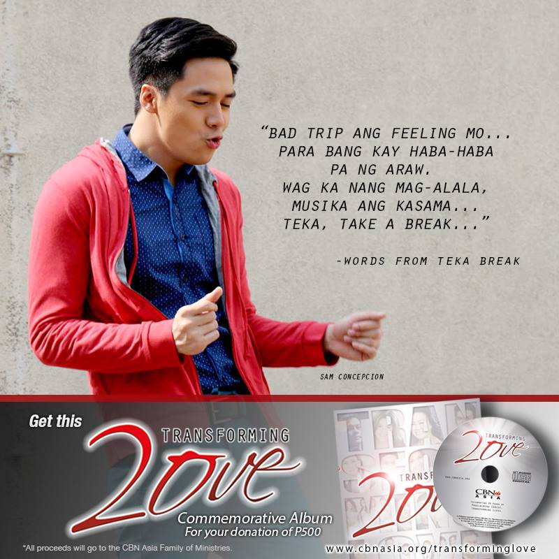 CBNAsia's tweet photo. The song #TekaBreak by @Sam_concepcion was nominated for MYX Music Awards' Best Music Video category. Congrats! https://t.co/AqftYKA4Jk