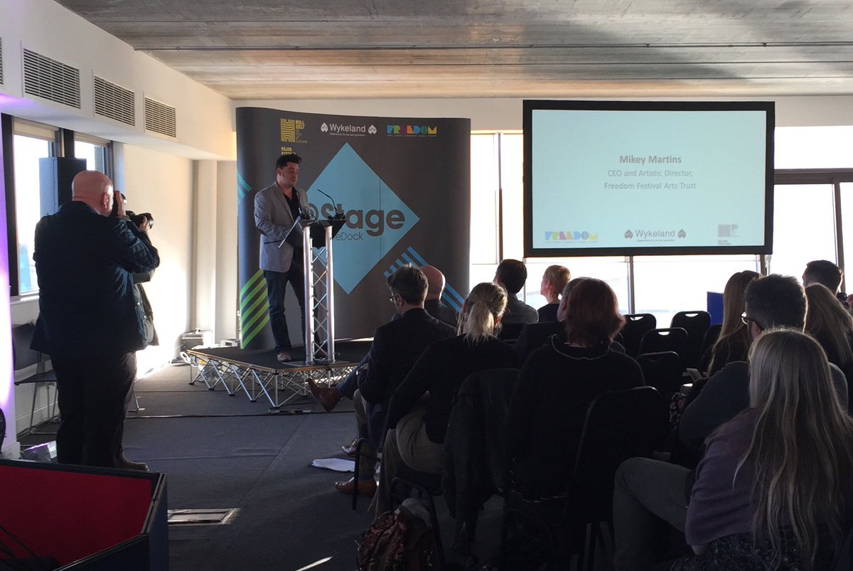 Go <a href="/mikeymartins/">Mikey Martins</a> &amp; @FreedomFestHull -exciting times ahead with launch of 'epic' Stage@TheDock #Hull #stageatthedock