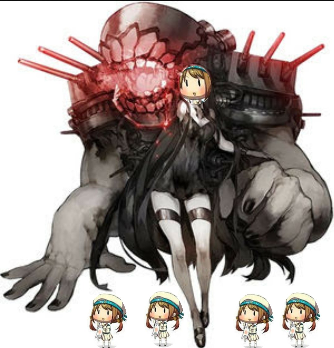 amatukaze0905's tweet photo. ＃こんな戦艦棲姫は嫌だ

さ、イベントも始まりました事ですしトラウマ置いておきますね https://t.co/99jENhmBti