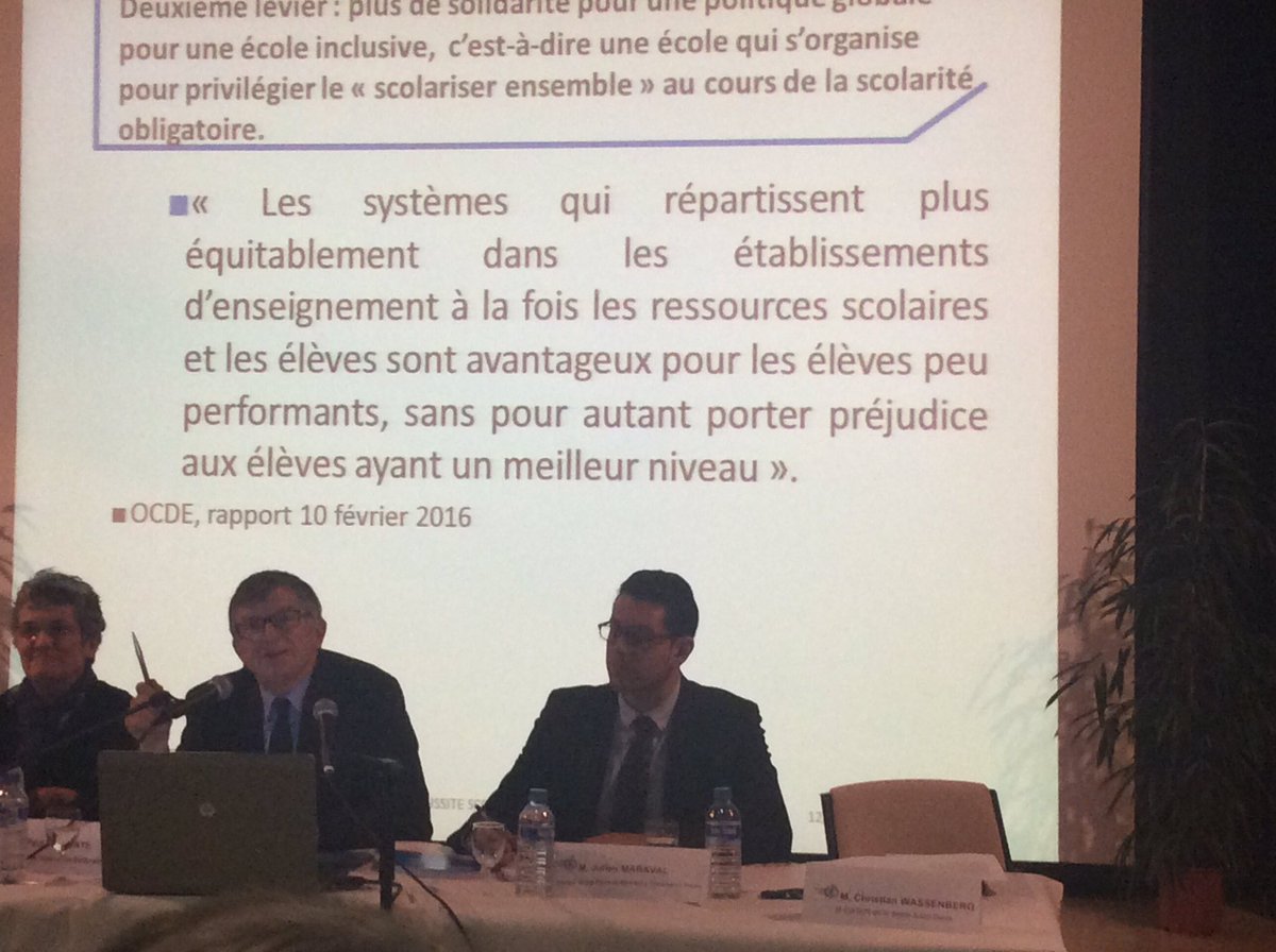 La réussite des élèves fragiles ne nuit pas aux élèves en réussite <a href="/OCDE_fr/">OCDE</a> @octavegreard <a href="/AlethGrard/">Marie-Aleth Grard</a>