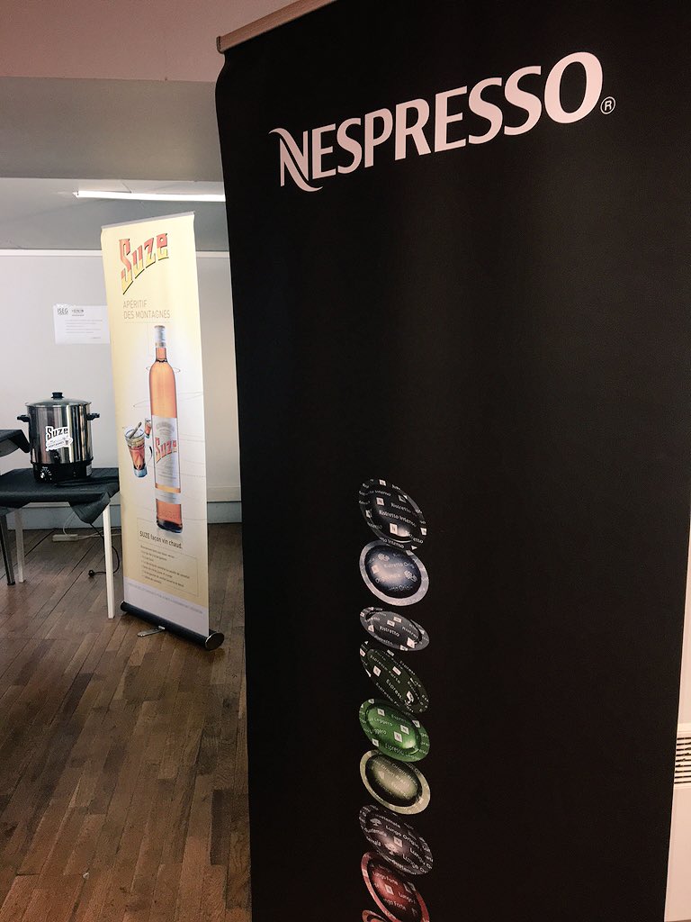Renaudbrg's tweet photo. Ça commence à prendre forme! @NespressoFR #Suze #PubtTv #ISEGmarkcom #Lyon @isegmcsly https://t.co/oAtU3sGRNR