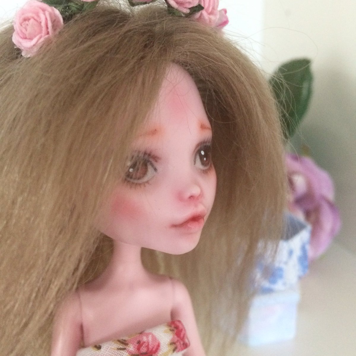 iamtheremaker's tweet photo. This little lady is still looking for a home... https://t.co/4zZCsc22pM #monsterhigh #dolls #custom #faceup #etsy https://t.co/3NITDTDrwC