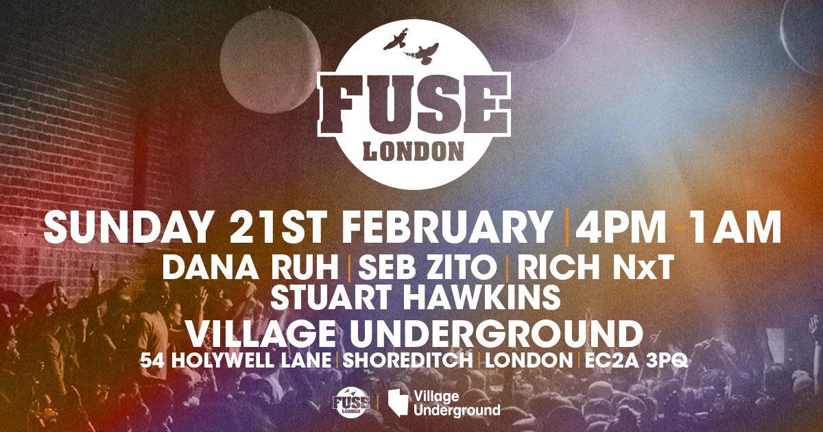 FUSE_London's tweet photo. READY 4 #FUSEdays ?
SUN 21 FEB 4PM
@danaruh @seb_zito @richnxt @stuarthawkinsdj
SIGN UP: https://t.co/5WLVYMXLGh https://t.co/KS4VQiEb7O