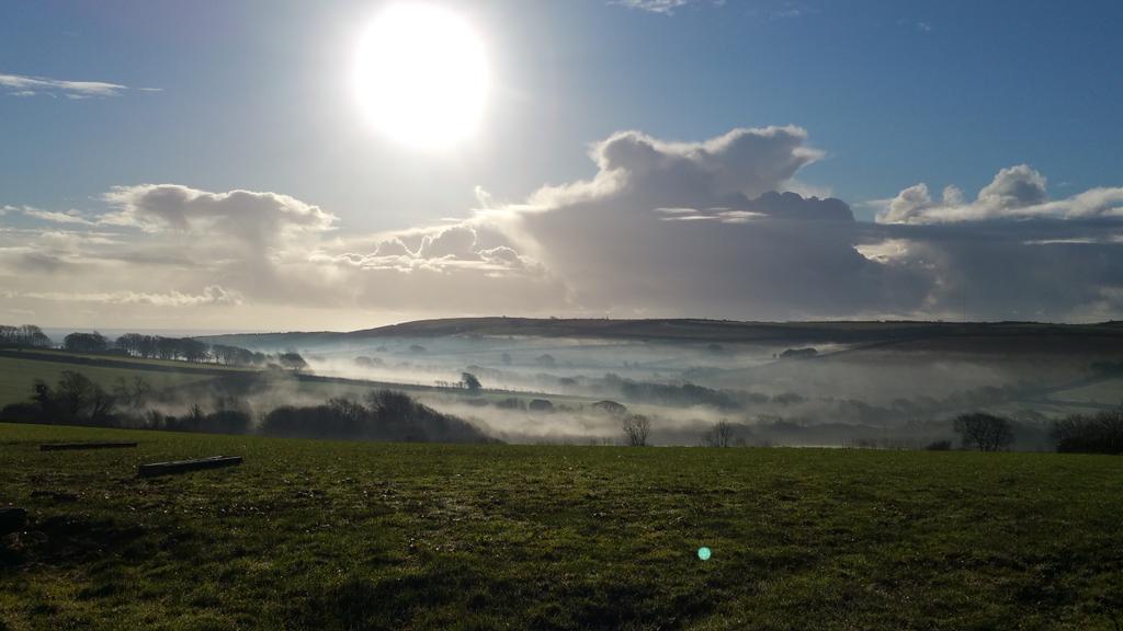 TorringsBarn's tweet photo. A stunning misty morning across the fields towards #Beasands #SouthHams #Devon https://t.co/NzNRzKwguS
