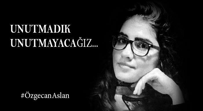 Kardeşimiz Özgecan Aslan'ı ve aynı kaderi paylaşan hiç bir kadını unutmadık, unutmayacağız.. Mekanları cennet olsun.