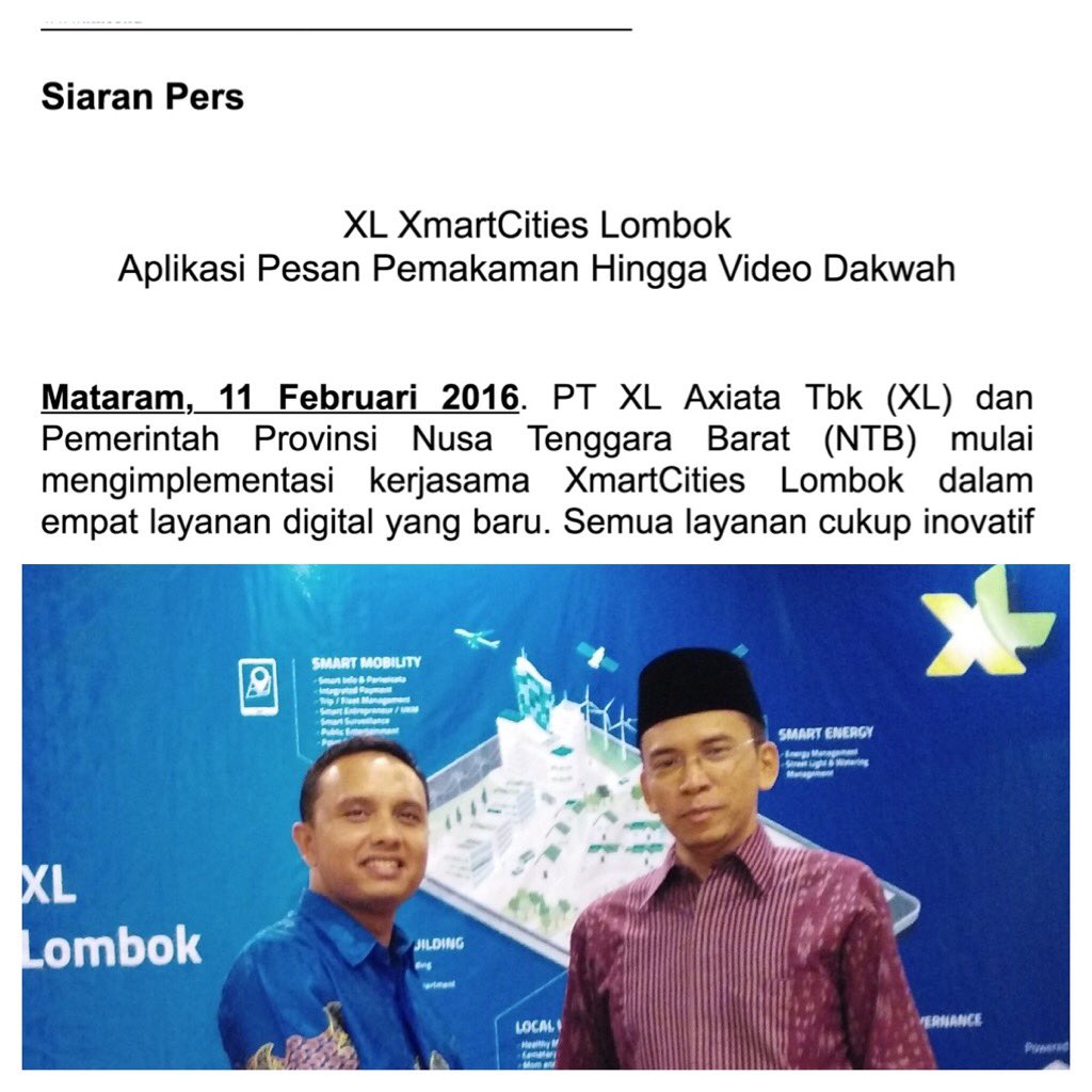 TurinaFarouk's tweet photo. Prov NTB mjd salah satu prov t'dpn m'manfaat' solusi digital dlm m'atasi problem sosial masy, trmsk penerapan e-govt https://t.co/nGFyiOKRqV