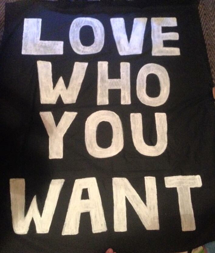 Flag created for our special Football For All kickabout this Sunday, supporting <a href="/FvHtweets/">FootballvHomophobia</a>   month of action.