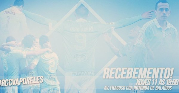 Castrons1923's tweet photo. Hoxe é un día para volver facer historia!! #RCCVaPorEles #ForzaCelta 
19:00 na Av. Fragoso! #Bengaleo https://t.co/TJtOtsbaBd