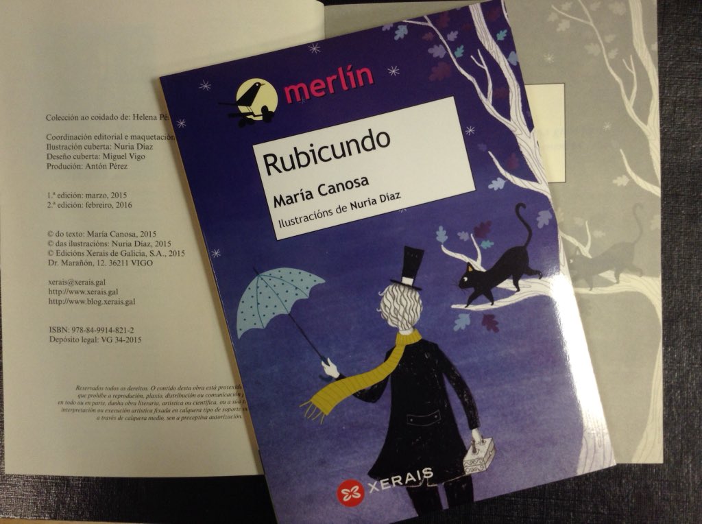 CeliaTorresBo's tweet photo. Chegou a @Xerais a 2ª ed de #Rubicundo de @_MariaCanosa Obra finalista do #PremioMerlíndeLiteraturaInfantil 2014 https://t.co/wFYMQywxqM