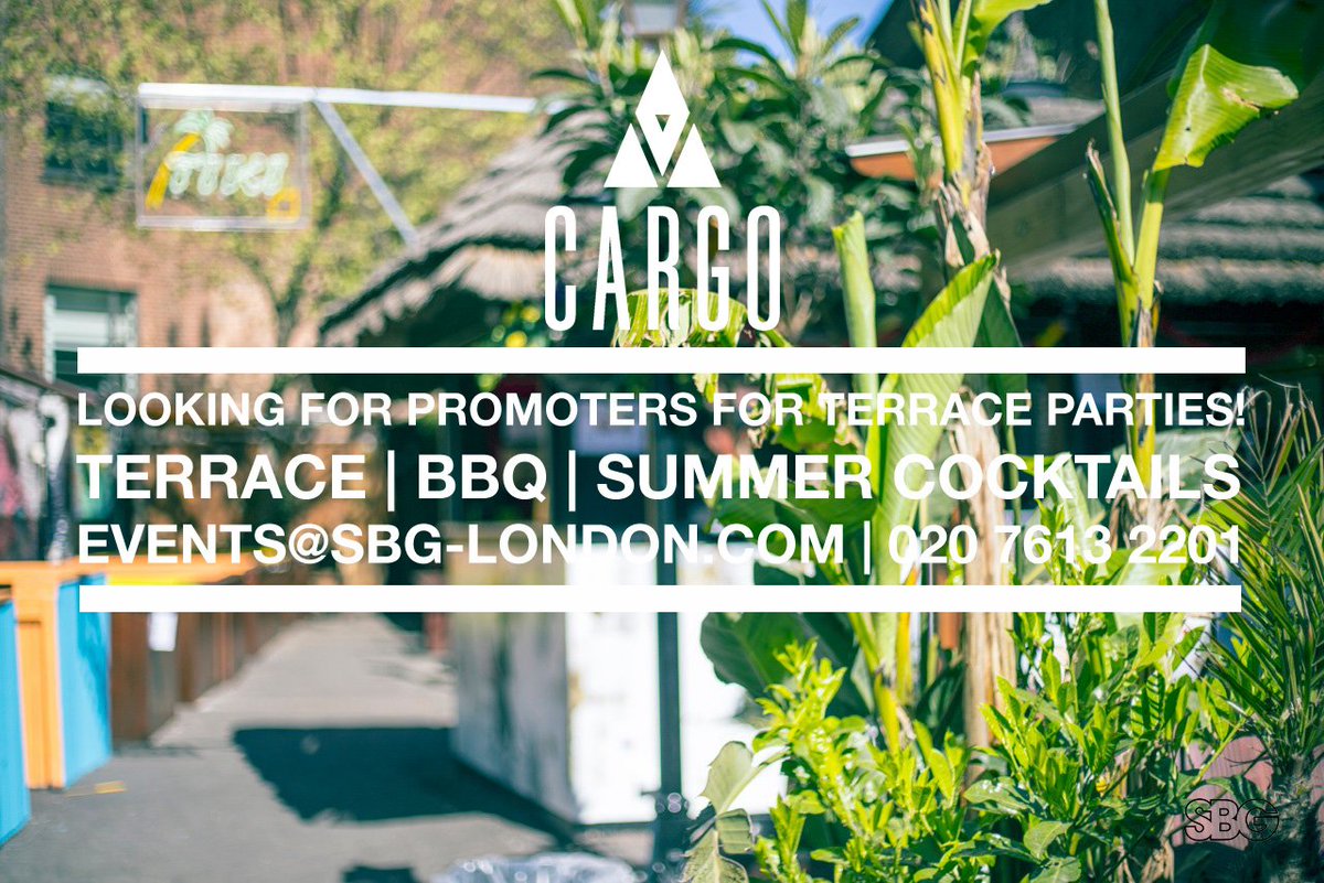SBG_LDN's tweet photo. We are looking for promoters for summer terrace parties - get in touch: events@sbg-london.com | 020 7613 2201 https://t.co/wNe65heVHT