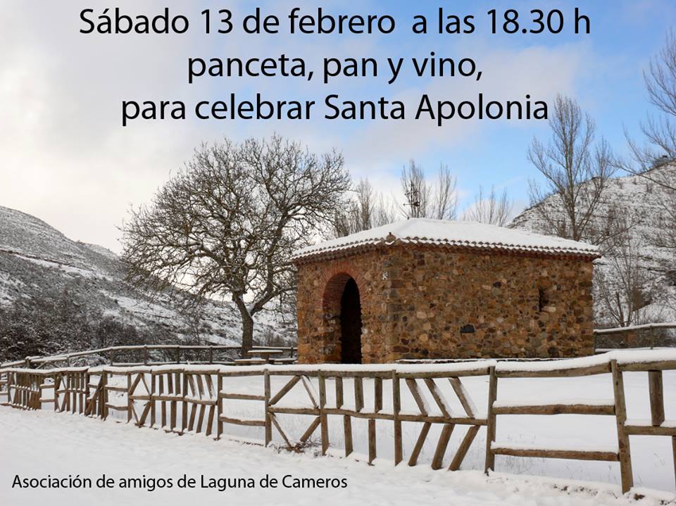 atalayacamerana's tweet photo. Actividades en el Camero Viejo, sábado 13 de febrero: Santa Apolonia en Laguna. San Román: Reunión de Asociaciones https://t.co/zUy5aHaR4c