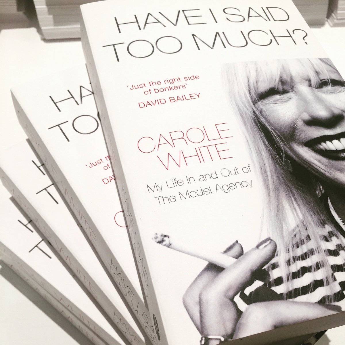 📚✨Its here! #HaveISaidTooMuch paperback edition! Get yours here: amazon.co.uk/Have-Said-Too-… #PremierModels #CaroleWhite
