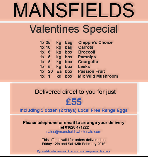 Jacquierocco's tweet photo. Our Weekend Special - with an added topical ingredient #weekendspecial #valentinesspecial #passionfruit #greatvalue https://t.co/o1dnkRxZUf