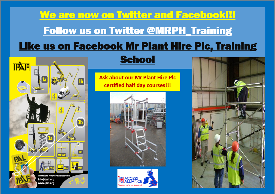HALF TERM MADNESS AT MR PLANT HIRE PLC!!! #ipaf #training