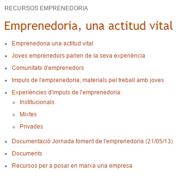 joventutdiba's tweet photo. T'interessa #emprenedoria per joves? Hem actualitzat la pàgina de recursos amb més propostes https://t.co/wt3NINIeSF https://t.co/oQJMoxCuLa