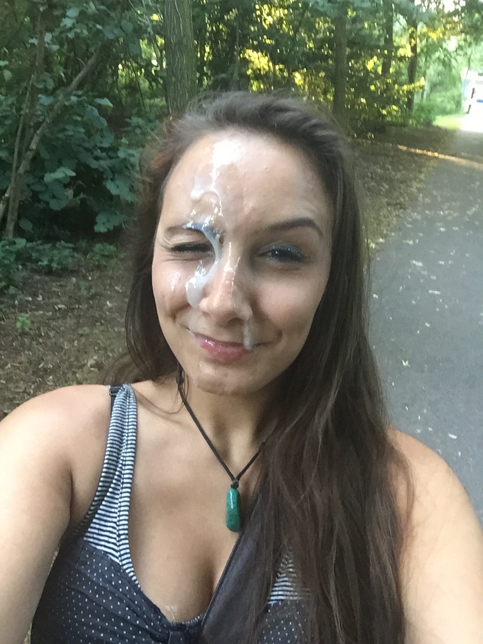 Mariah Leonne on Twitter: "Public park outddoor facial by @Mariah_Leon...