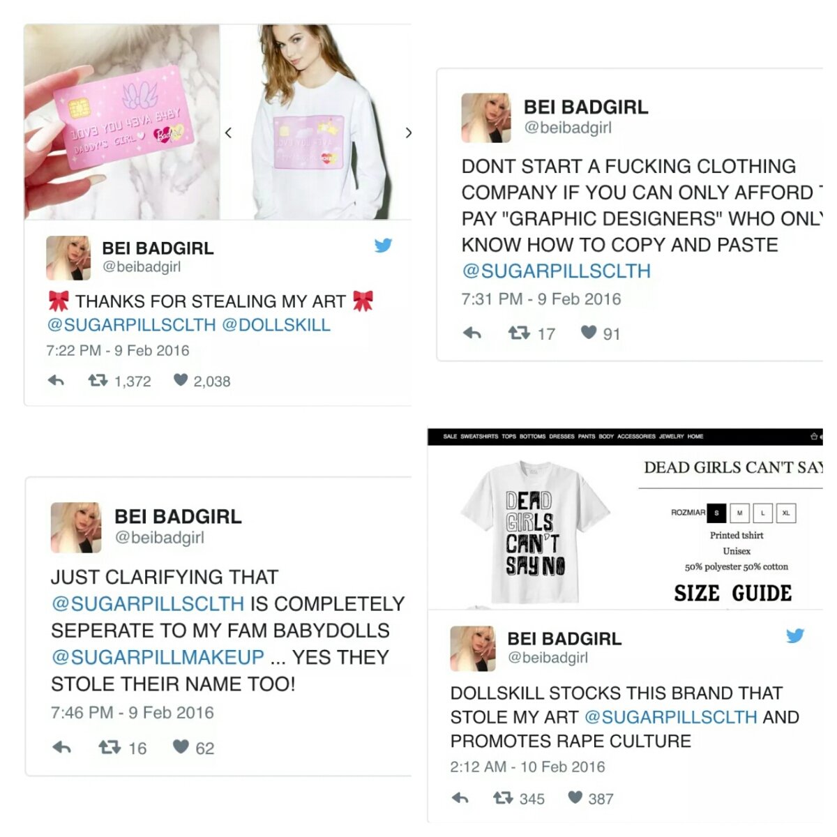 _feralkitty's tweet photo. Kittens, go Support @beibadgirl We can't let her fight alone!! @dollskill 

@dollskill #Sucks @SUGARPILLSclo  #Fraud https://t.co/Geh6ETdRD3