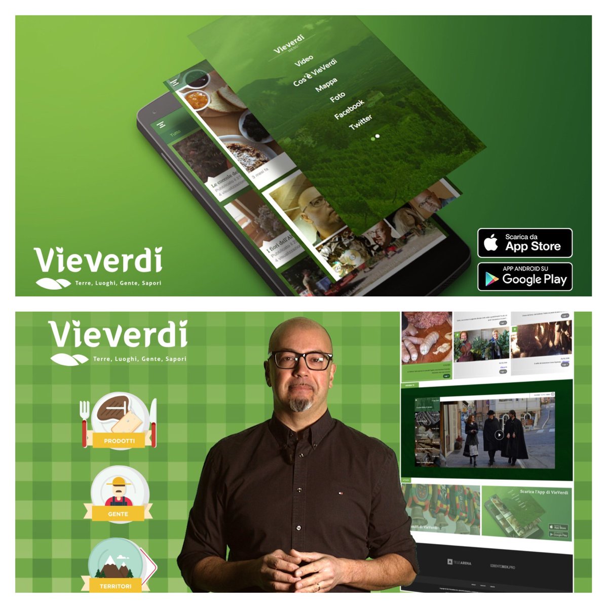 vieverditv's tweet photo. Avete dato un'occhiata al nuovo portale e alla app di @vieverditv? https://t.co/UZjCZDSg4N