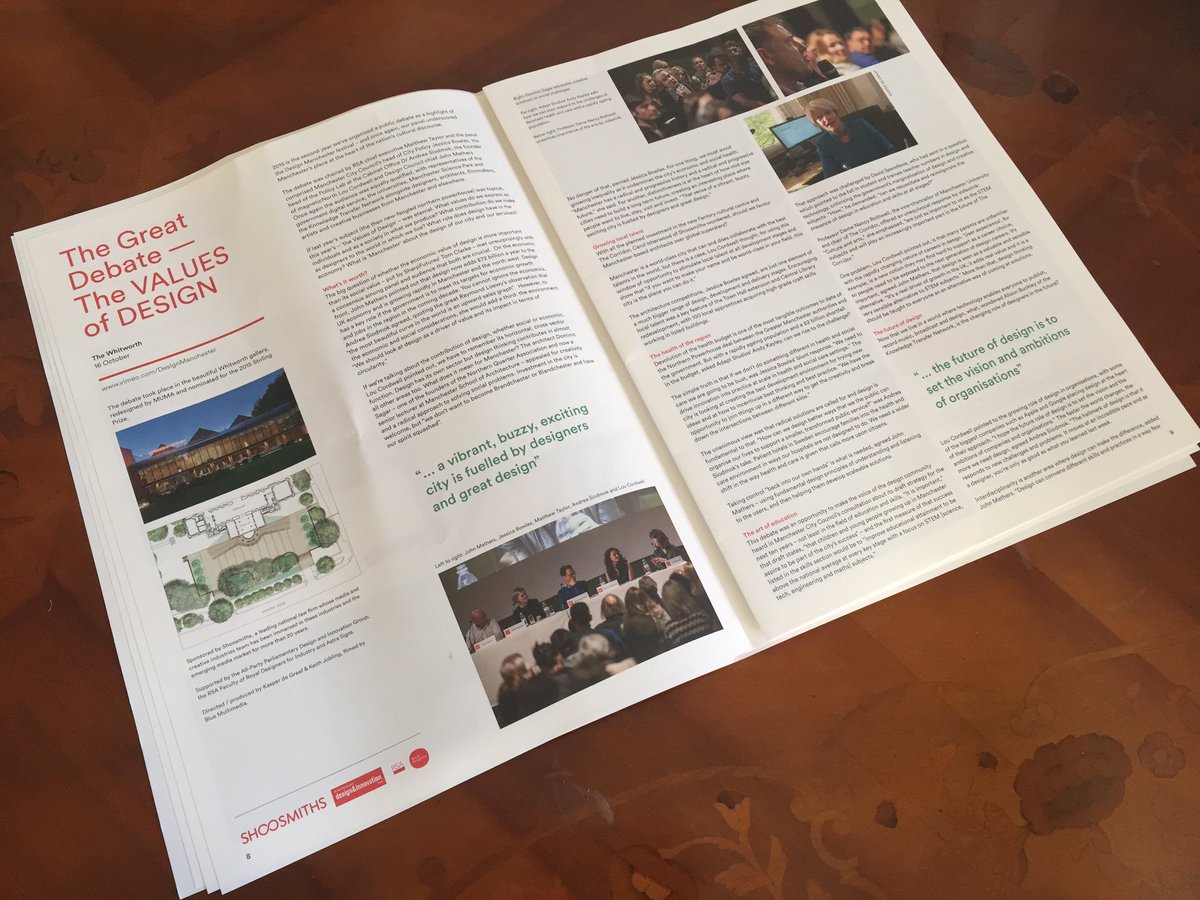 weare_magnetic's tweet image. Thanks to the @designmcr team for this lovely new edition to our coffee table. Love the feature on The Great Debate!