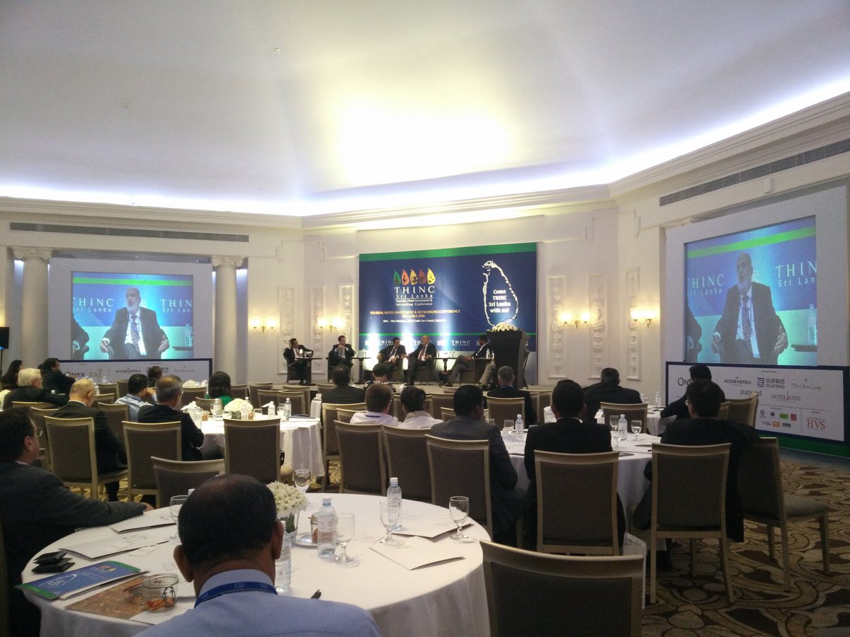 Debjani_D's tweet photo. Hot Seat: #ManagementContracts at THINC #SriLanka @HVS_Consulting @Manavthadani https://t.co/CmQ0F2cCbn
