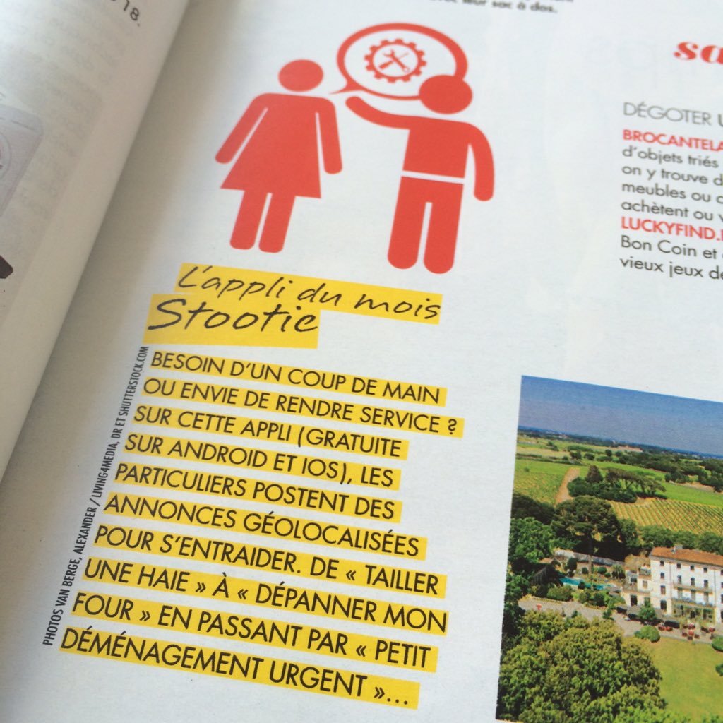 Nous sommes l'appli du mois pour la magazine @MagAvantages ! #happy #startupPower #startup #ecocol