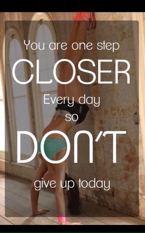 LolaRadic's tweet photo. Don't give up💪🏻 https://t.co/LivJVKQL26